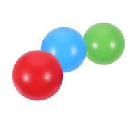 Toyvian 3pcs Outdoor Croquet Balls Set for Durable Wooden Balls for Backyard Games Encourages Teamwork and Motor Skills Development for Family Fun and Sports Events
