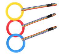 Toyvian 3pcs Outdoor Walking Rope for Children Handles Adjustable Safety Rope for Daycare Preschool Nursery and School Group Use