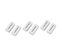 Toyvian 3pcs Pair of Soapbar Pickup Covers Neck Bridge for Finish Pole Spacing Non-plated