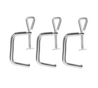 Toyvian 3pcs Pasta Maker Handle Clips Replacement Clamp for Thick Table Kitchen Machines Manual Pasta Machine Holder for Fixing Accessories and Meat Grinder Tools