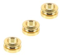 Toyvian 3pcs Pickup Tail Pin Cap for Acoustic and Electric Guitar Easy Installation Endpin Tip Replacement Thread Guitar Strap Button Accessory