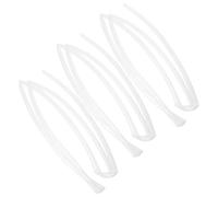 Toyvian 3pcs Plastic Heat Shrink Tube Shoelace End Caps for Rope Ends and Drawstring Cords, Preventing Fraying and Preserving Lace Design, for Home and Sports Use