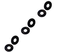 Toyvian 3pcs Plastic Plates Toggle Marker Washer Treble Rhythm Ring for Guitar Parts and Accessories Pad Covers for Electric Acoustic Guitar