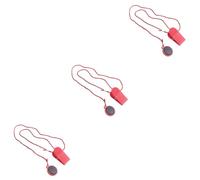 Toyvian 3pcs Portable Treadmill Safety Lock Magnetic Key for Treadmill Security Large with Durable Black Porcelain for Home Use and Exercise Safety