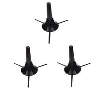 Toyvian 3pcs Portable Trumpet Stand Black Bracket Foldable Leg Wind Instrument Holder Trumpet Tripod Flute Stand