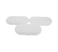 Toyvian 3pcs Portable Water Flosser Storage Case Compact Protective Oral Irrigator Organizer for Travel Plastic Box Compatible with Philips Nozzle Head Holder