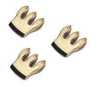 Toyvian 3pcs Professional Metal Violin Mute Prong Silencer for Easy to Install Practice Accessory Quiet Practice Anywhere Without Disturbance
