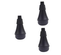 Toyvian 3pcs Professional Trumpet Straight Cup Mute Lightweight Musical Instrument for Practice Trumpet Silencer for Musical Instrument Accessories