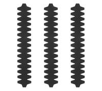 Toyvian 3pcs Racket Head Frame Tape Edge Guard for Tennis Paddle Pickleball Racquets Precise Fit Sports Racquet Protection Tape Easy Install Remove Portable Anti-scratch Shield for