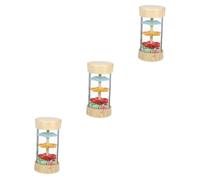 Toyvian 3pcs Rain Stick Musical Instrument Toy for Boys and Girls Enhances Auditory Sensory Development for Indoor and for Birthdays and Early Education