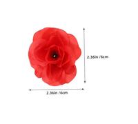 Toyvian 3pcs Realistic Squirting Rose Brooch Reusable Prank Spray Device for Party Tricks Interactive Water Spray Flower for Halloween Office Pranks