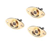 Toyvian 3pcs Replacement Guitar Jack Socket Socket Connector Mounting Screws for Bass Guitar Accessories