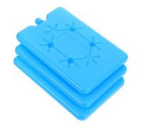 Toyvian 3pcs Reusable Cooler Packs Ice Crystal Boxes for Lunch Boxes Camping Picnics Travel Durable Leakproof Ice Packs for Freezers Air Conditioners