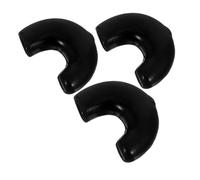 Toyvian 3pcs Rubber Sax Neck Strap Hook Sleeve for Alto and Tenor Saxophone Accessories, Portable Sl esign Replacement Rubber Bumper Covers for Swivel Snap Hooks, for On-the-go Use