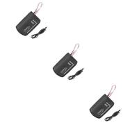 Toyvian 3pcs Safety Bottle Sterilizer Car Bottle Warmer Auto Accessories Car Lighter Cable Heater for Travel