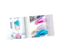 Toyvian 3pcs Safety Sliding Door Locks Abs Plastic Childproof Locks for Window Door Easy Install Prize Prevent Boys and Girls from Falling