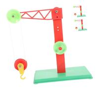 Toyvian 3PCS School Pulley Model Kit for Primary Education Physics Teaching Early Learning Simple Machine with Sturdy Frame Force and Energy Experiment Tool for Classroom and Random Color