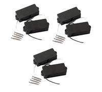Toyvian 3pcs Sealed Black String Bass Pickup Provides Warm Tones and Harmonics for Electric Guitar and Bass Accessories Model