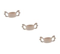 Toyvian 3pcs Silicone Bottle Handle Wide-Neck Feeding Handle Portable Bottle for Milk for Toddlers and Months Plus