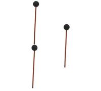 Toyvian 3pcs Silicone Marimba Mallet Gong Beater for Yoga Long Handle Rich Tone Resonance Sound Effect