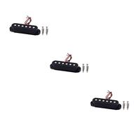 Toyvian 3pcs Single Coil Pickup Neck Rail Single for Electric Guitar High Performance Guitar Accessory Easy Installation Enhanced Sound Quality