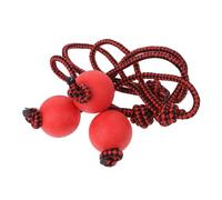 Toyvian 3Pcs Small Solid Rubber Dog Chew Training Ball Interactive Fetch and Tugging for Puppies Safe Dog Supplies for Reducing Boredom and Destructive Behavior
