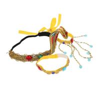 Toyvian 3pcs Snake Headband Bracelet Set Egyptian Women Jewelry for Halloween Costume Cleopatra Accessory Women Egyptian Headpiece