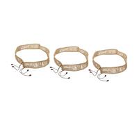 Toyvian 3pcs Steel Tongue Drum Protective Sleeve Simulation Rattan Ethereal Drum Rope for Drumming Accessories for Travel and Performance