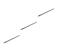 Toyvian 3pcs Steel Truss Rod for Guitar Black for Guitar Making and Repairs Two Course Design for Neck Curvature Adjustment