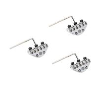 Toyvian 3pcs String Guitar Tremolo String Locking Nut Kit for Electric Guitar Metal Easy Install Screws Wrench