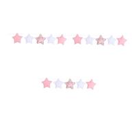 Toyvian 3pcs String Star String Hanging Decor for Crib Nursery Decor North Europe Style and Stars Design for Crib and Decorations