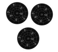 Toyvian 3pcs Sturdy Melody Tool Comprehensive Chord Wheel for Musicians Portable Design for Theory Learning and Chord Exploration Suitable for Beginners and Professionals