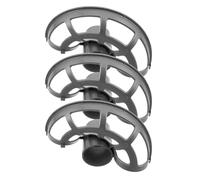 Toyvian 3pcs Table Tennis Launcher Ball Groove Orbits Stable Spiral Design and Automatic Ball Feeding Abs Material for Club Use and School Practice