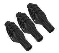 Toyvian 3pcs Tent Support Connector Tent Components Nylon Material Groove Design Easy to Carry No Burrs Can Be Bent at A 90 Degree Angle for Outdoor Camping