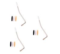 Toyvian 3pcs Thread Golden Tremolo Arm Tips for Electric Guitar Whammy Bar for Easy String Tension and Tone Changes