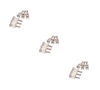 Toyvian 3pcs Tremolo Bridge Saddles for Electric Guitar Narrow Spacing Replacement Parts Material Sturdy Fit for Improved Tone and Sustain Guitar Bridge Accessories