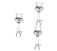 Toyvian 3pcs Trumpet Music Score Clip Music Sheet Holder for Trumpet File Folder Binder Silver Claw Clip for Accessories and Sheet