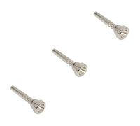 Toyvian 3pcs Trumpet Replacement Mouthpiece Silver High Register Compatible Copper Accessory for Trumpets for Optimal Sound Quality