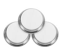 Toyvian 3pcs Trumpet Valve Caps Made of Zinc Alloy to Key Accuracy and Ensure Smooth Functionality White Valve Caps for Trumpet Musical Instruments