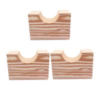 Toyvian 3pcs u Shape Guitar Neck Rest Tool for Electric Acoustic Guitars Basses Ukuleles Prevents Scratching Slipping for Cleaning Repairing Instruments