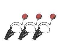 Toyvian 3Pcs Universal Self-Adhesive EQ Piezo Pickup for Acoustic Guitar Ukulele Banjo - No-Drill Installation, High Sensitivity Soundhole Pickup, Professional Folk Instrument Accessory