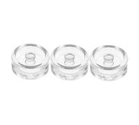 Toyvian 3pcs Wide Mouth Fermenting Weights for Mason Jars Glass Pickle Jar Lids Heavy Fermentation Weights for Brine Airtight Food Glass Containers for Leavening and Organic Sprouts