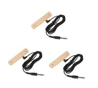 Toyvian 3pcs Wood Soundhole Pickup for Acoustic Guitars Ukuleles and Classical Guitars Easy Installation No Drilling Required Exceptional Sound Quality