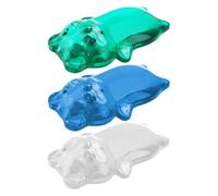 Toyvian 3PCS Wrist Rest: Bear Shaped Mouse Pad Wrist Support Cute Ergonomic Support Pad for Keyboard Mouse Office Work