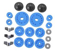 Toyvian 3sets Drum Cymbal Eva Pad Replacement Metal Gasket for Drum Set Supplies Cymbals Accessories for Practice and Performance