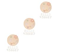 Toyvian 3sets Girl Nursery Milestone Signs Monthly Milestone Cards Birth Sign Wooden Photo Prop for Announcement Newborn Month