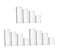 Toyvian 3sets Guitar Slide Transparent Slides for Electric Acoustic Guitars Comfortable Finger Covers for Enhanced Control and Sound
