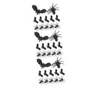 Toyvian 3sets Halloween Bat Rings Costume Accessories for Parties for Haunted House Decor Pranks Fun Party Favors Bulk Rings 24pcs*3