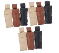 Toyvian 3sets Harmonica Case Leather Sturdy Elegant Case for Boys and Girls Harmonicas Carry Bag for Easy Transportation 3pcs*3