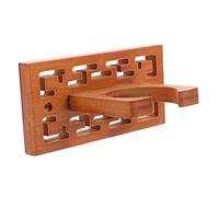 Toyvian 3sets Instruments Wall-mounted Hook Wooden Flute Erhu Ukulele Hanger Space-saving and Easy Installation